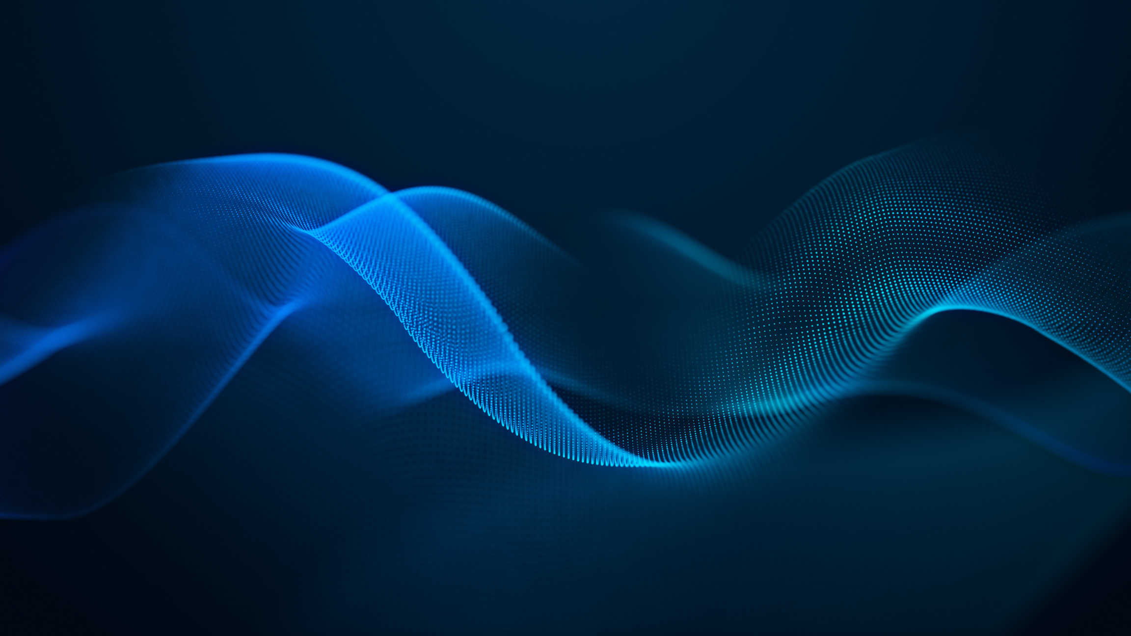 beautiful abstract wave technology digital network background with blue light digital effect corporate concept